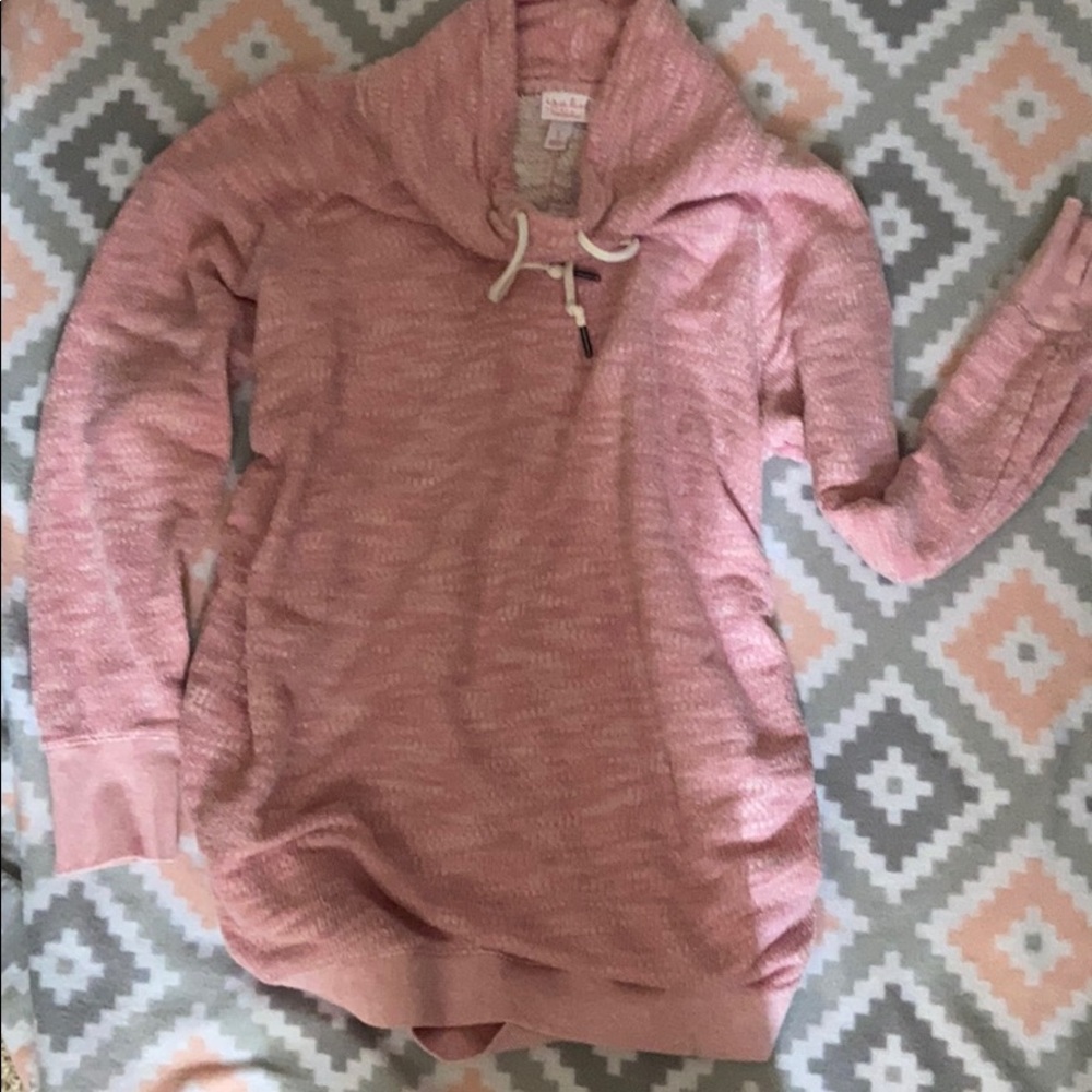 Maternity pink sweatshirt. Size Large.